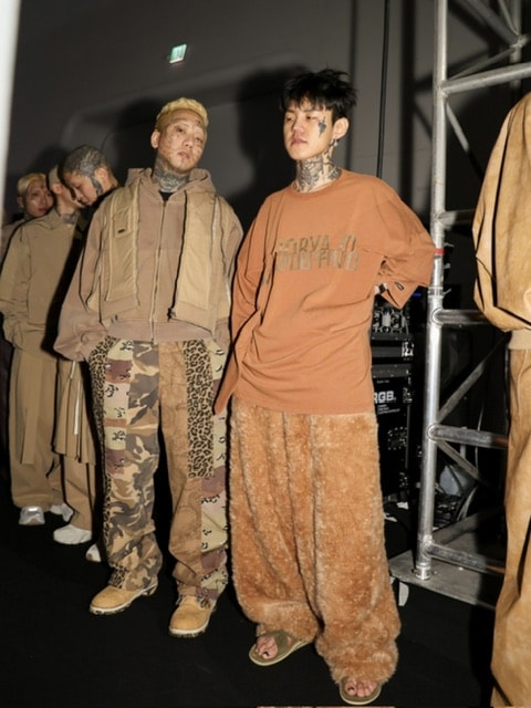 【AJOBYAJO】Vintage Pigment Zip-Up Hoodie