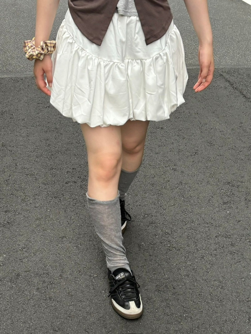 受注制【OaKS】balloon mini skirt (2color)