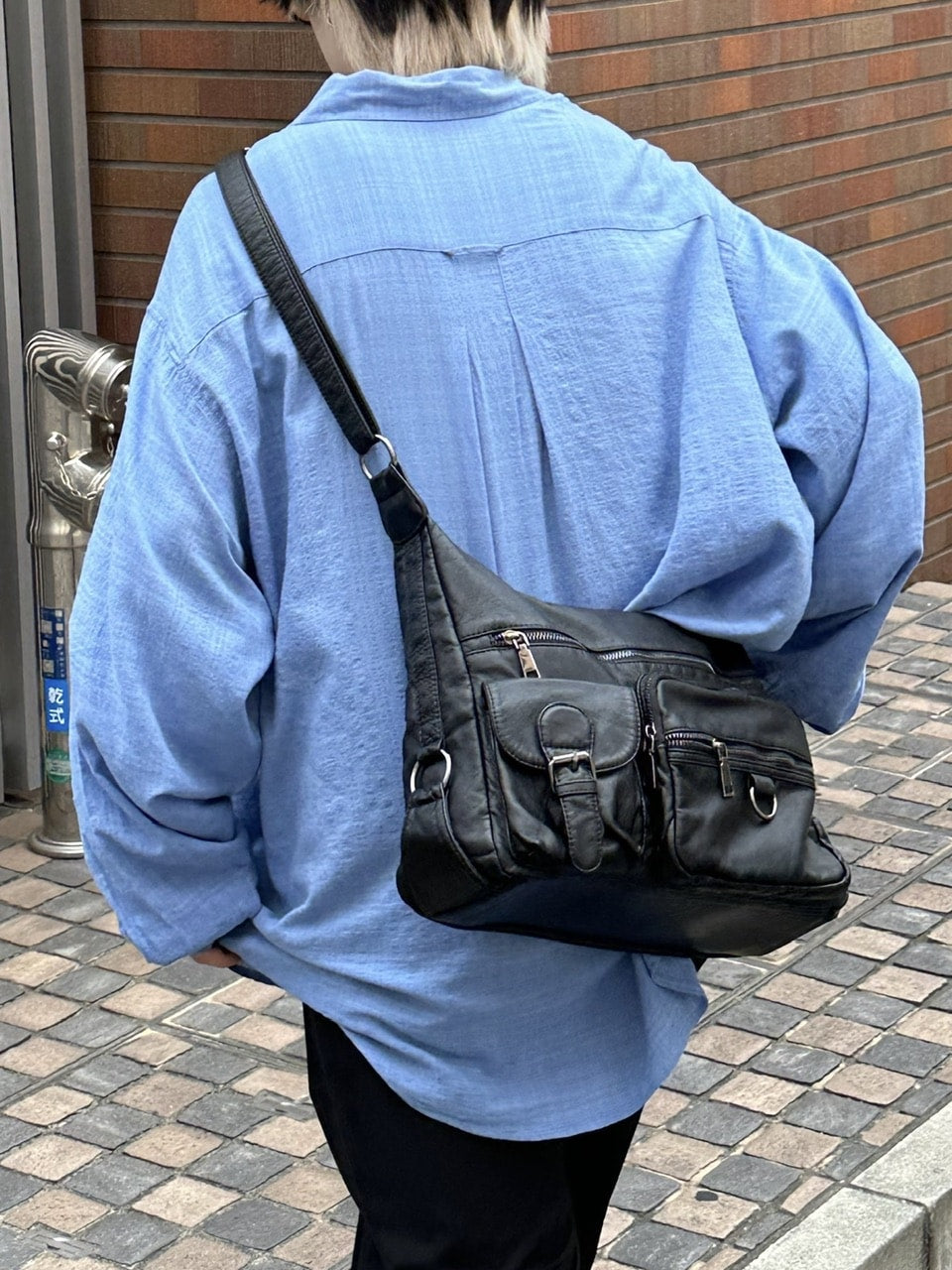 大阪店WEB限定【Chikashitsu +】leather pocket shoulder bag 2