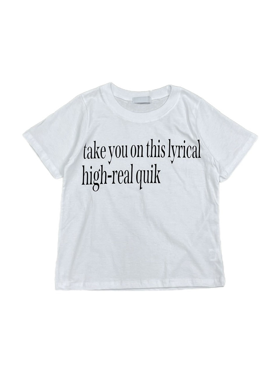 受注制【OaKS】cropped lettering t-shirt (3color)