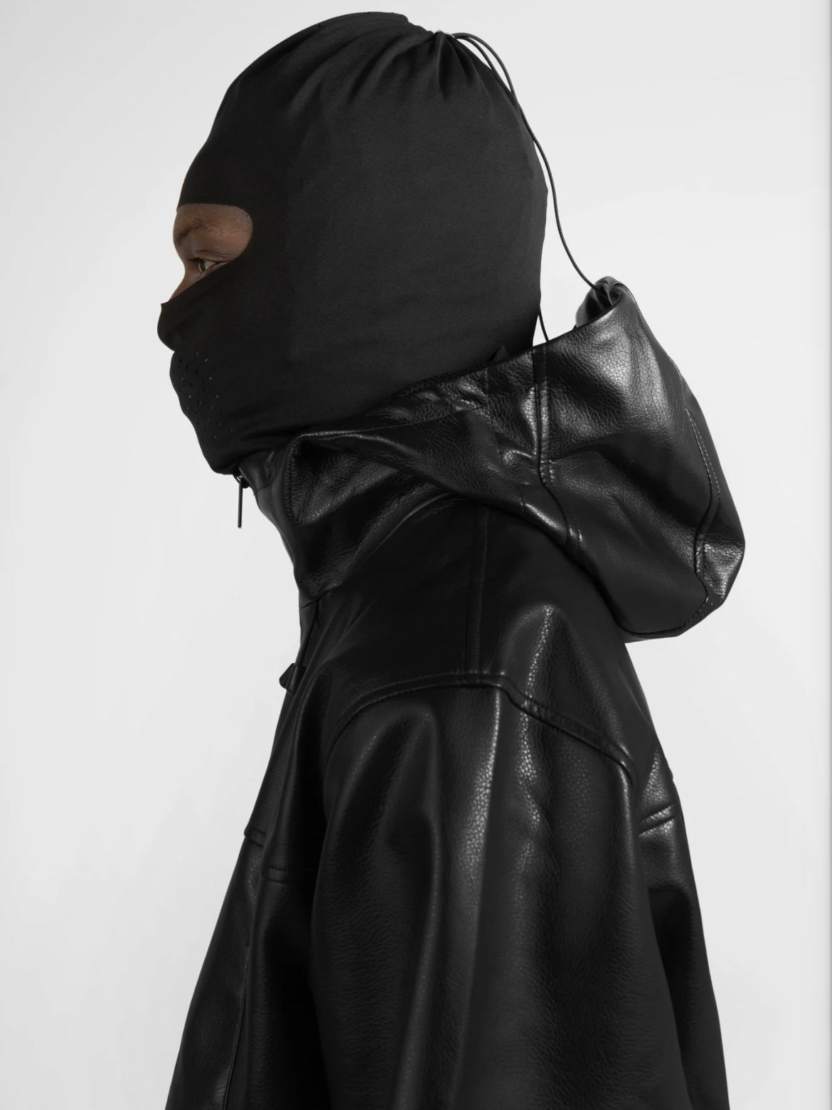 【WASTED PARIS】KINGDOM FAUX LEATHER WINDBREAKER