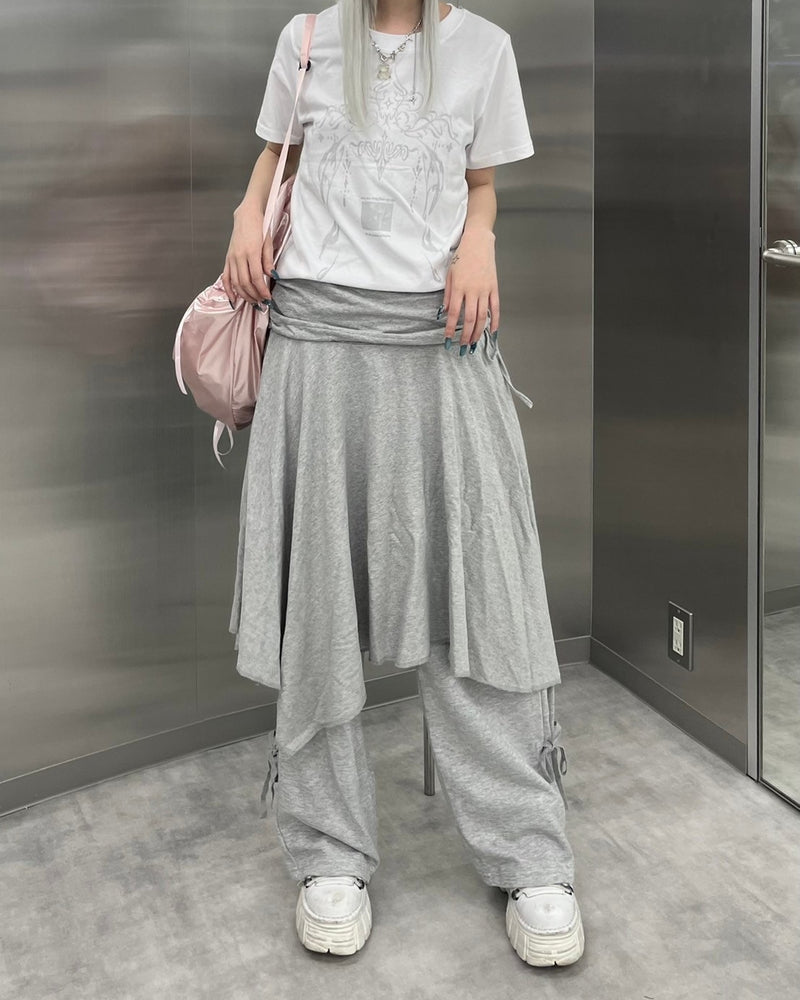 受注制【nmtc +】design graphic crop tee 2 (2color)