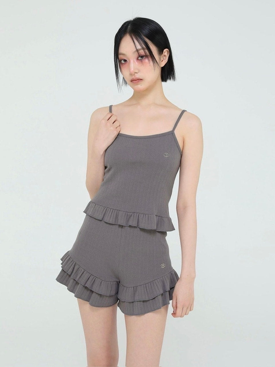 【Uglyshadow】US RUFFLE SLEEVELESS