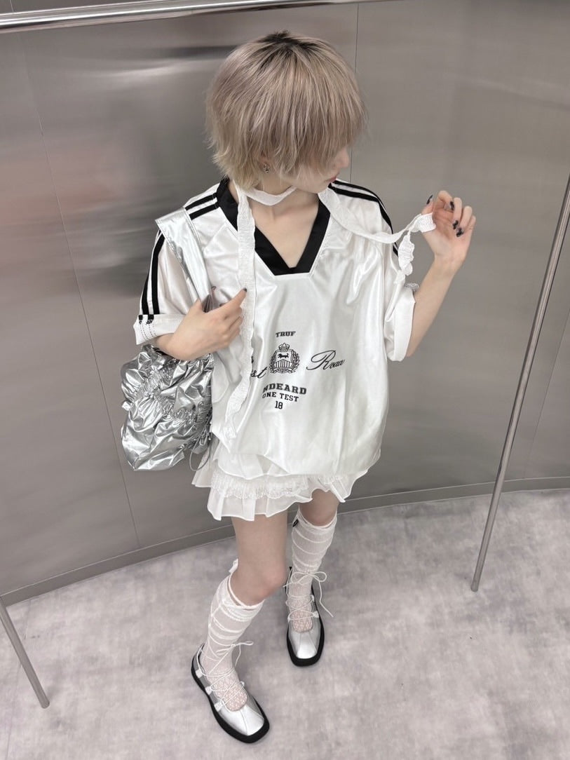 受注制【nmtc +】side line uniform tee (2color)