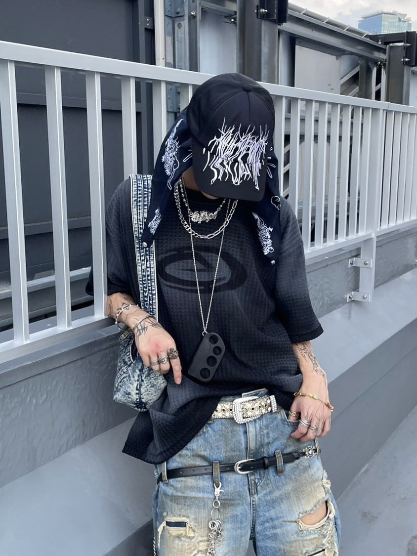 受注制【Never mind the XU】sun metal belt