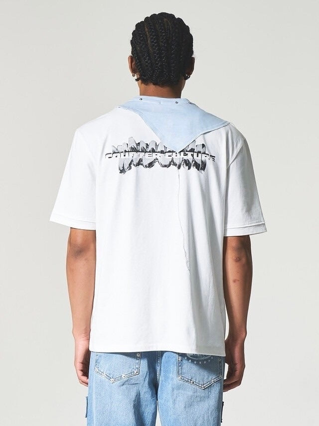 【RESURRECTION13】Neck Remake T Shirt