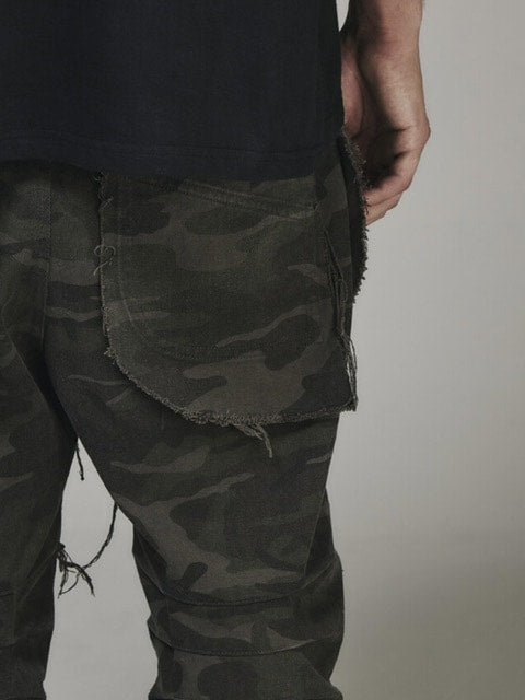 【BLR BLUER】CAMO DENIM PANTS