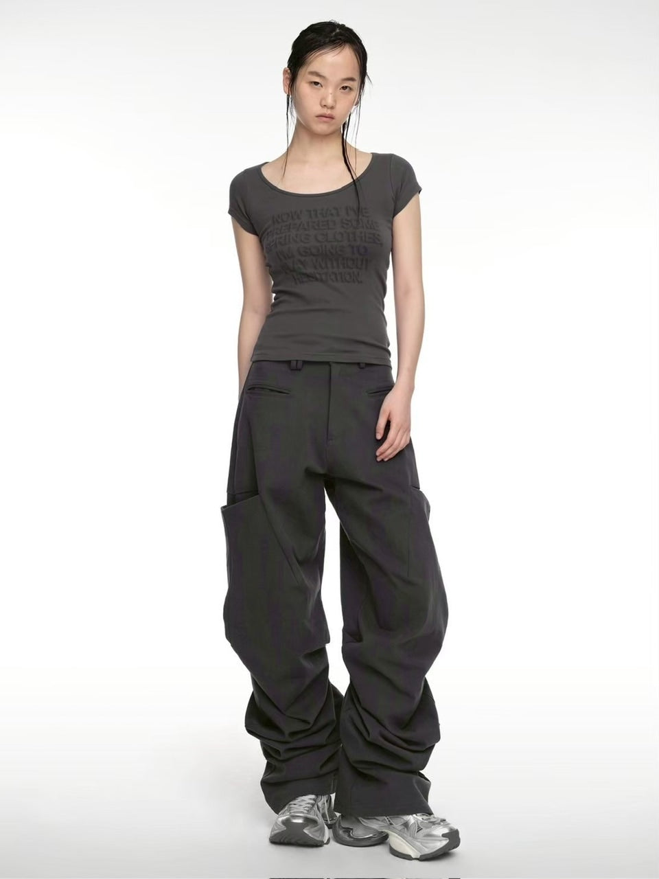 NACHE】PINTUCK WIDE PANTS (UNISEX) – PRESSING WEB SHOP