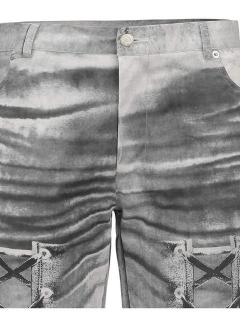 【NACHE】RACE UP PRINTED PANTS