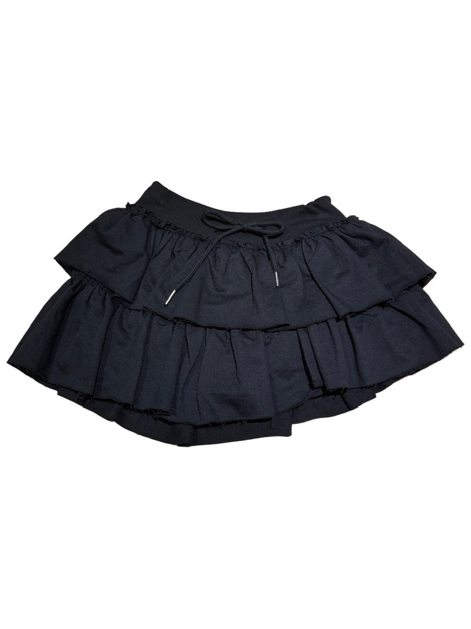 受注制【oaks】sweat frill mini skirt (3color) / 【オークス】スウェットフリルミニスカート