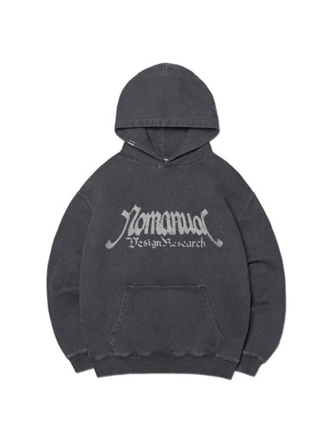 【NOMANUAL】P.N.L HOODIE / 【ノーマニュアル】ロゴプリント長袖パーカー