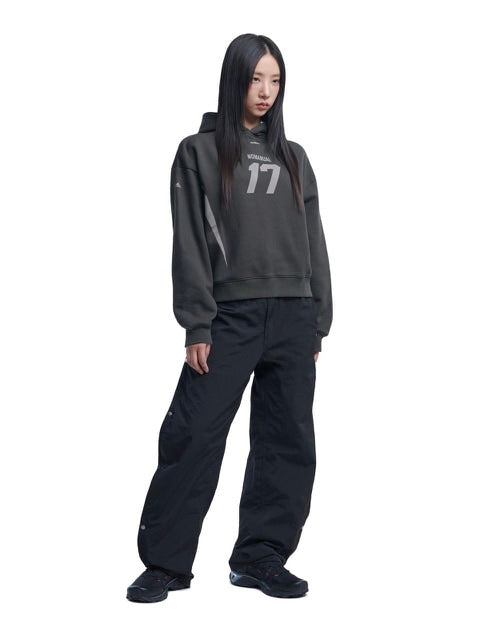 【NOMANUAL】17 FOOTBALL HOODIE / 【ノーマニュアル】ロゴプリント長袖パーカー