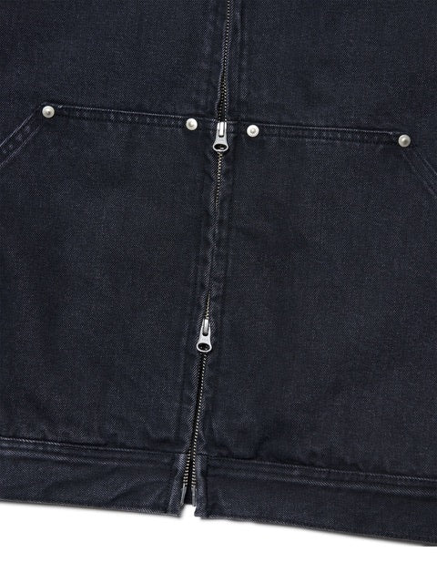 【NOMANUAL】W.D HOODED ZIP-UP JACKET / 【ノーマニュアル】フードジップアップ長袖パーカーミリタリージャケット