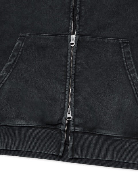 【NOMANUAL】M.L HOODED ZIP-UP / 【ノーマニュアル】ジップアップ長袖パーカー