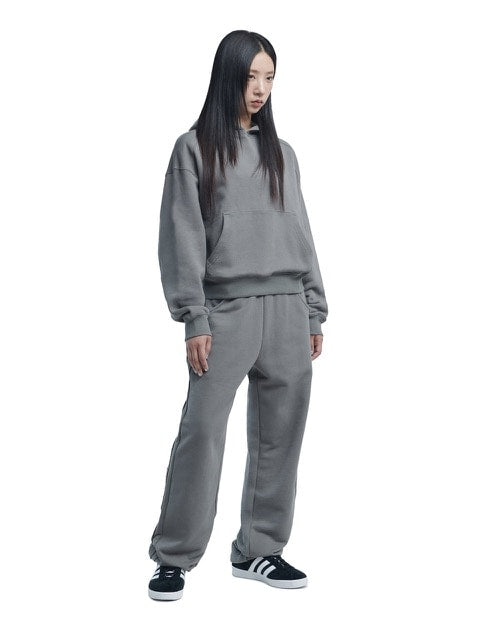 【NOMANUAL】M.L HOODIE / 【ノーマニュアル】ロゴプリント長袖パーカー