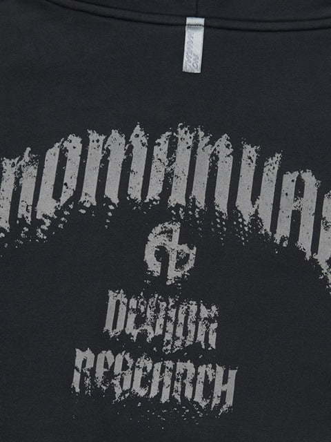 【NOMANUAL】OVERDYED LAYER HOODED ZIP-UP / 【ノーマニュアル】オーバーダイドレイヤージップアップ長袖パーカー