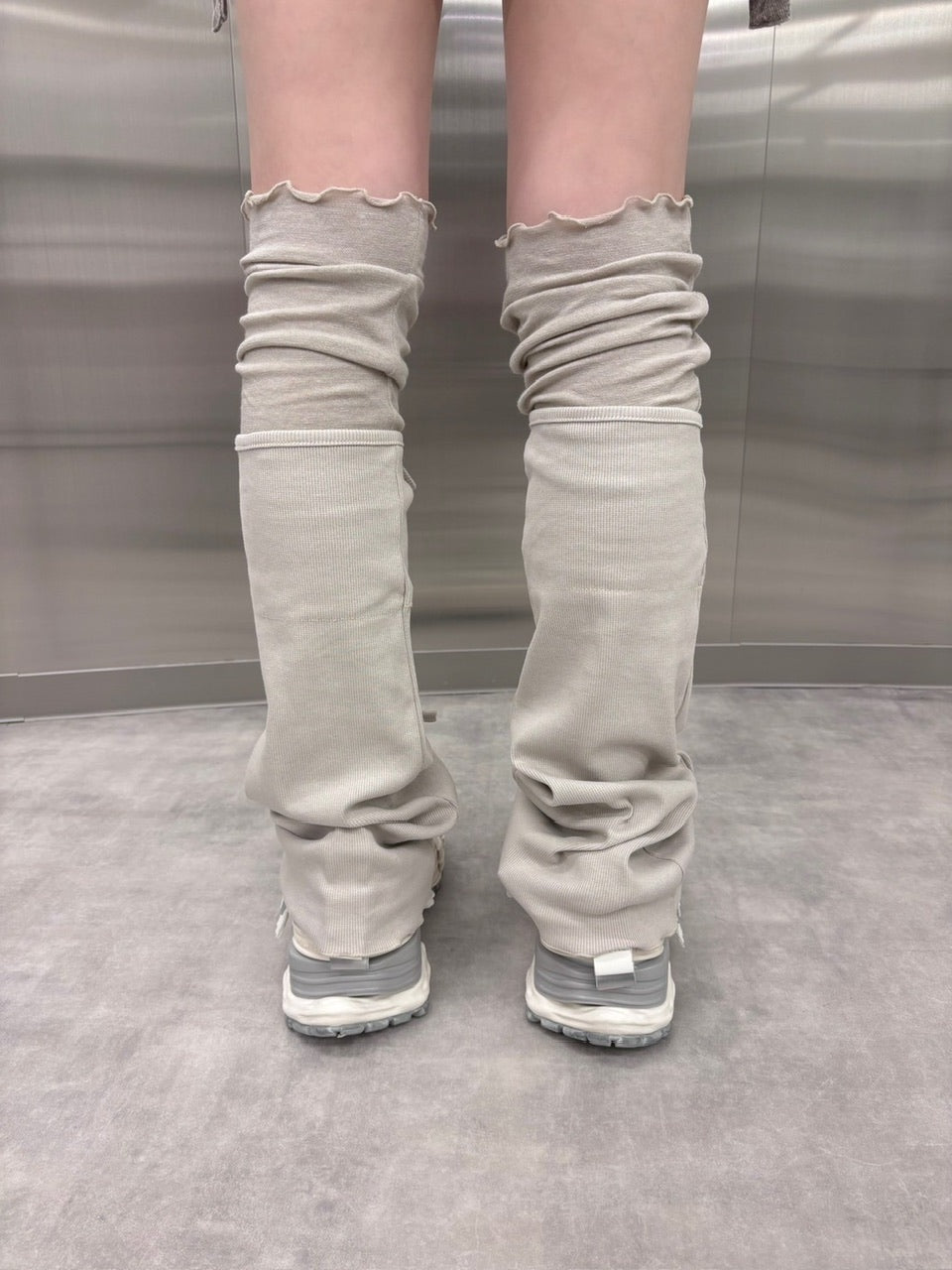 【nmtc +】layered leg warmer (3color)