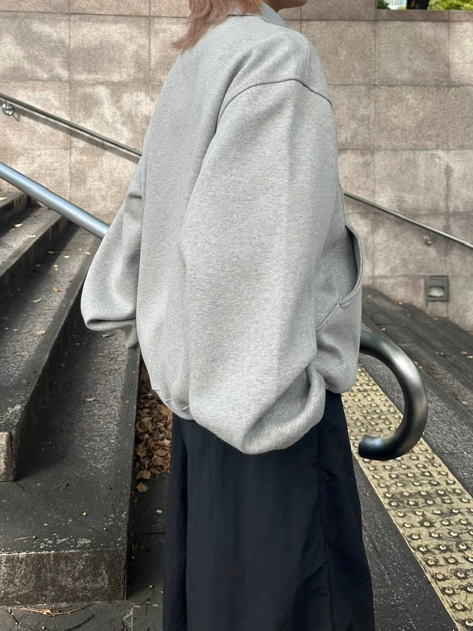 受注制【youll】high neck zip up sweat (2color)