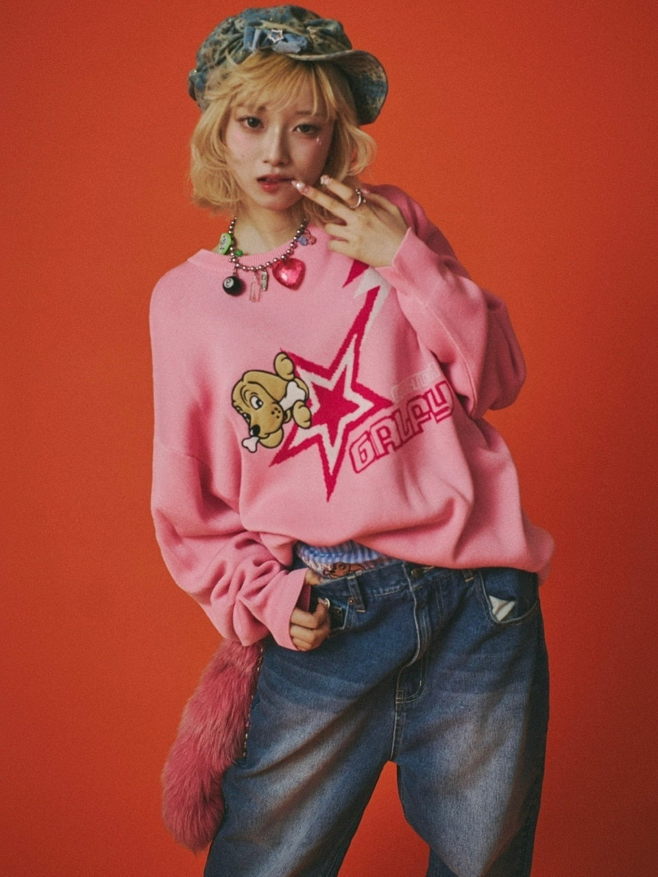 【GALFY】星のガルフィーニット / 【ガルフィー】ロゴ長袖セーター