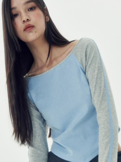 【runningHIGH】SPORTS SLIM RAGLAN TEE