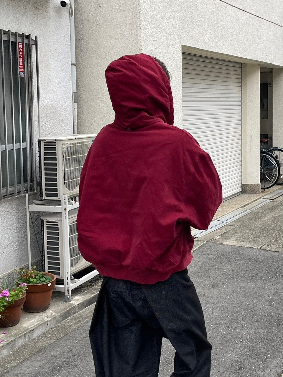 受注制【Chikashitsu +】cropped hooded work blouson (2color) / 【チカシツプラス】クロップドフードジップアップパーカーワーク長袖ブルゾン