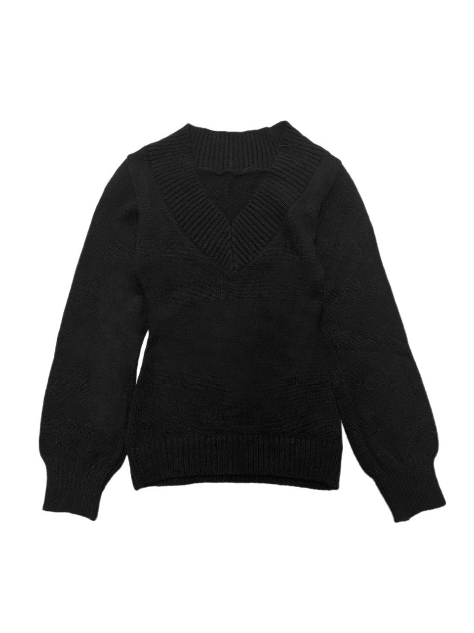 受注制【oaks】vneck offshoulder knit (3color)