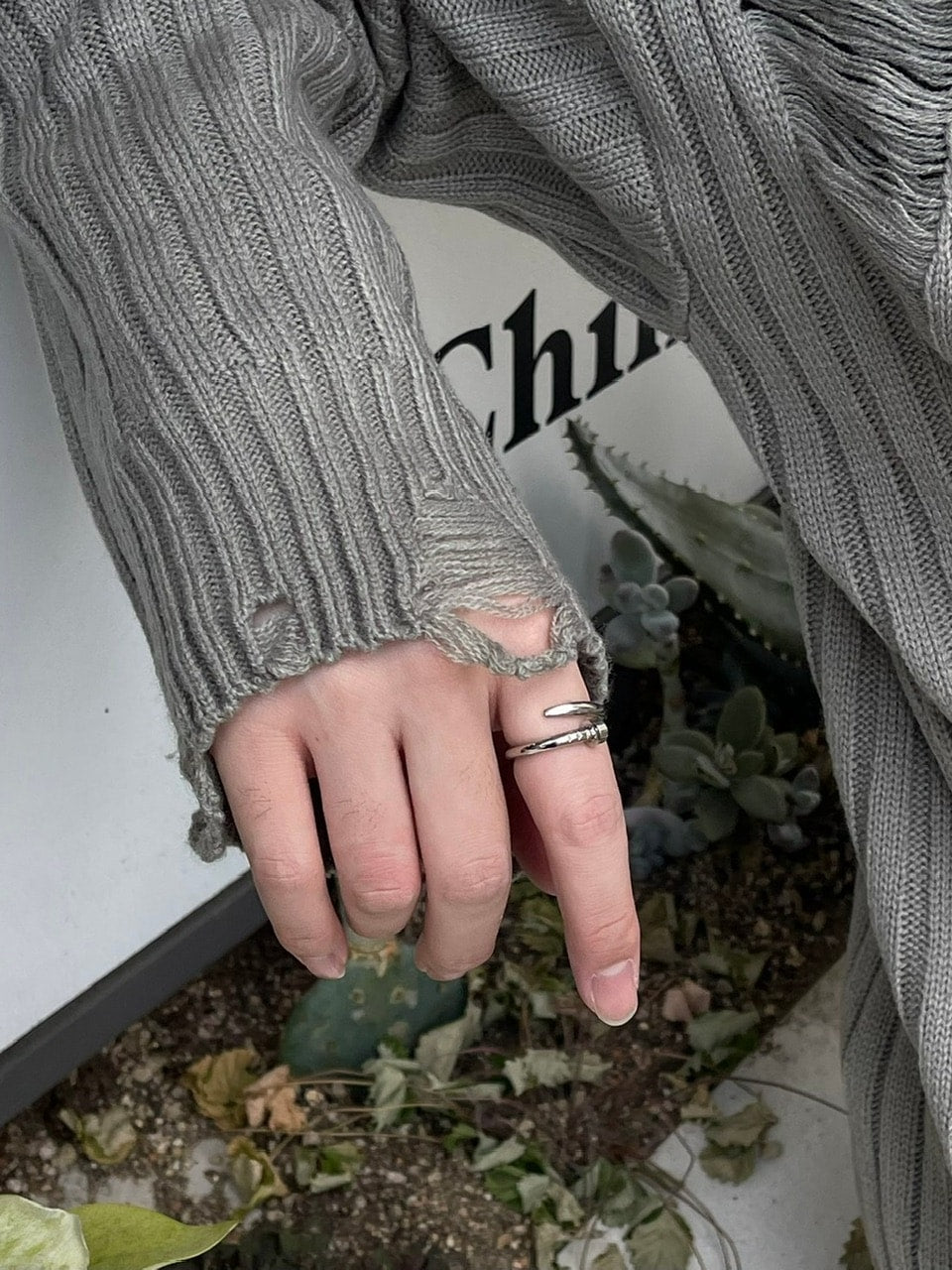 受注制【Chikashitsu +】design ring 33