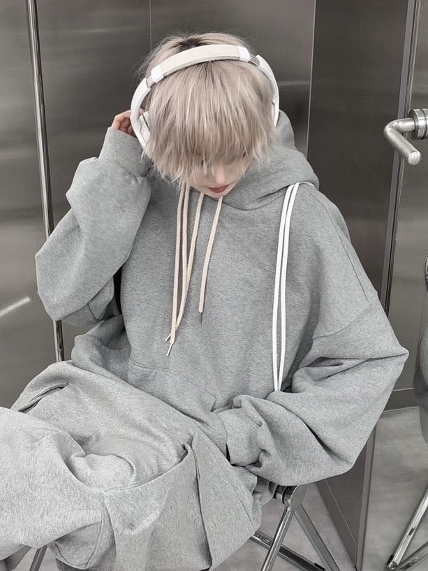 受注制【nmtc +】design string hoodie (2color)
