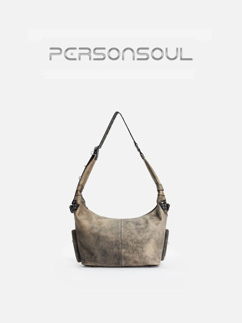 【PERSONSOUL】Punk Sheepskin Bag