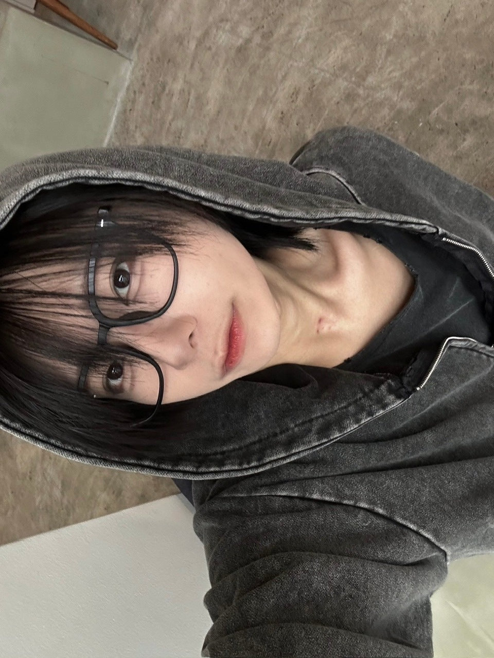 国際配送【LUV CODE】simple fake glasses