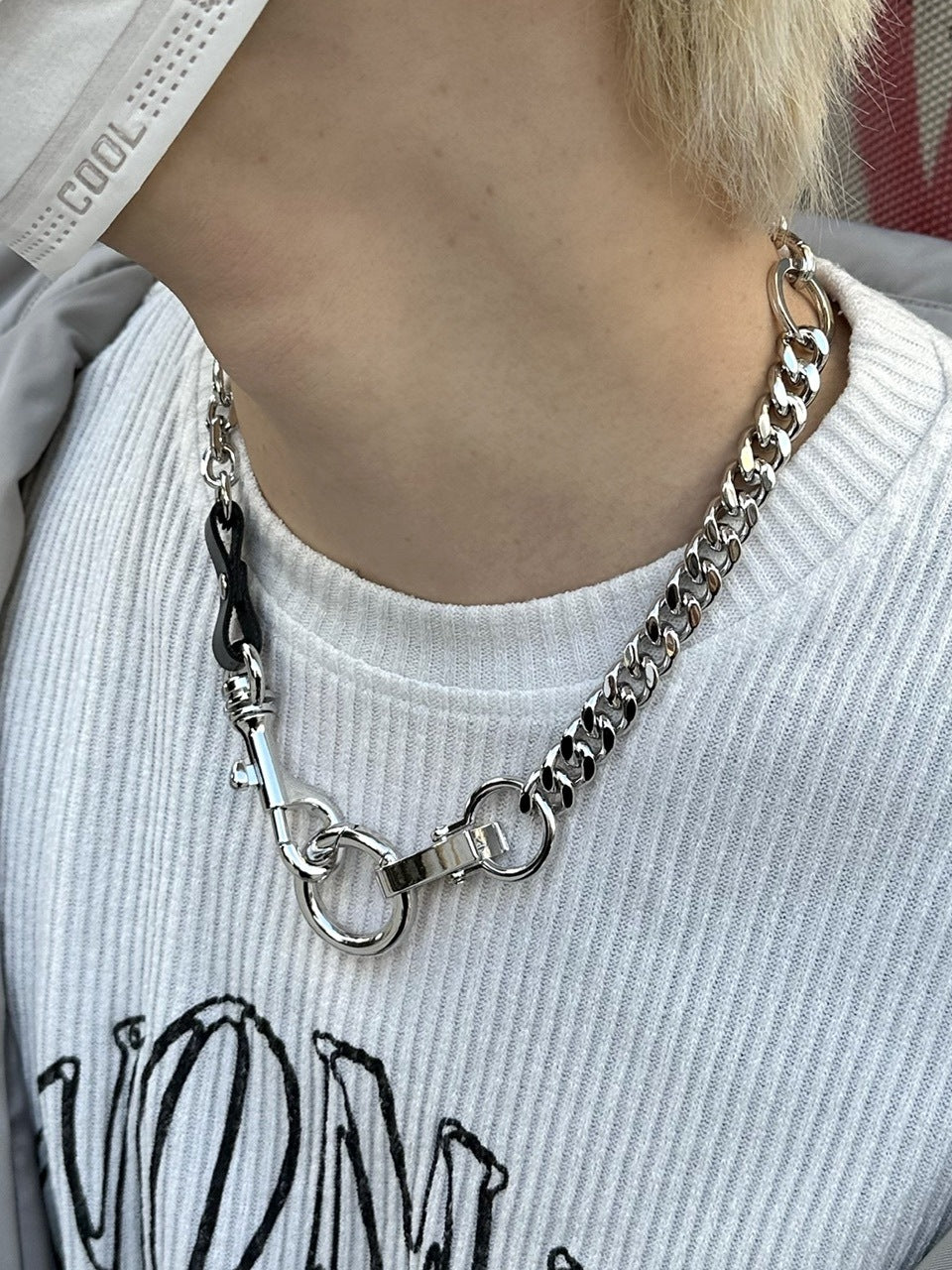 大阪店WEB限定【Chikashitsu +】original necklace 2 (2color)