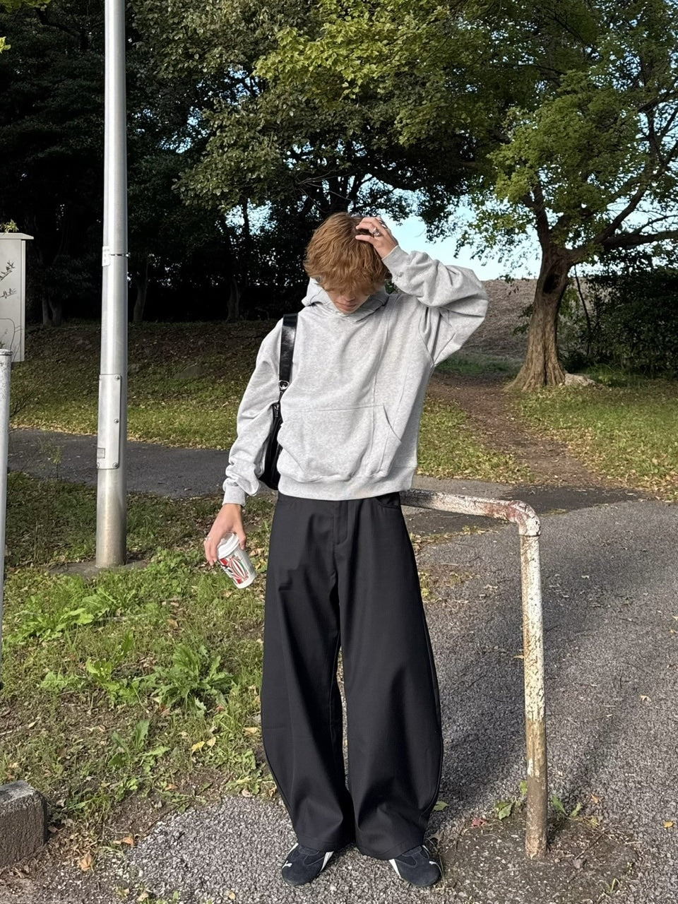 パンツ RENOL deform side slacks Black RENOL – PRESSING WEB SHOP