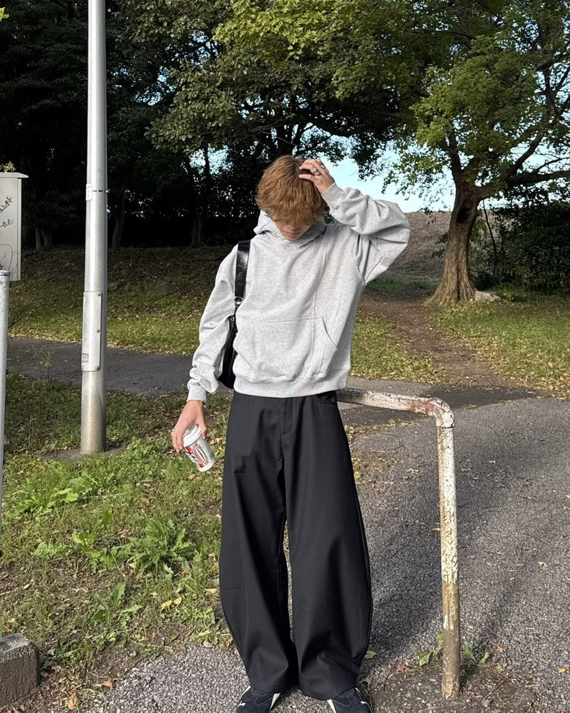 国際配送【RENOL】design cropped hoodie (2color)