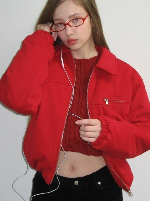 【CRANK】COTTON PUFF JUMPER / 【クランク】コットンプル長袖ジャンパー