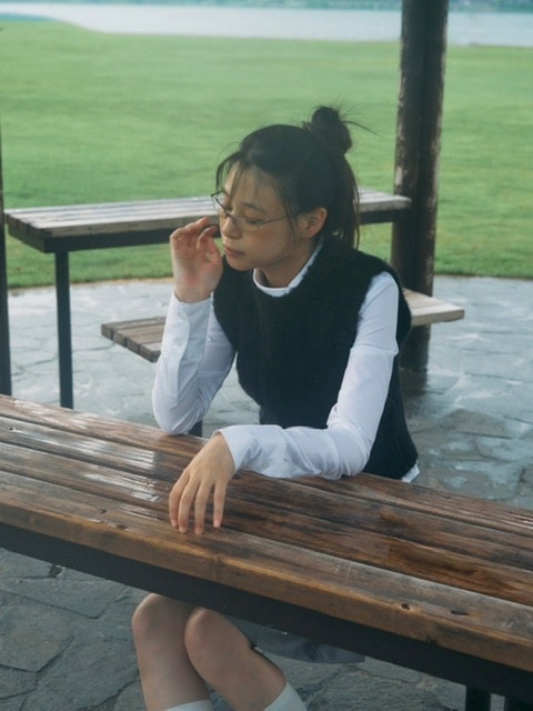 【Miseki seoul】Mini logo long sleeves