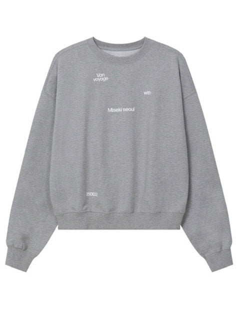 【Miseki seoul】Quote sweat shirts