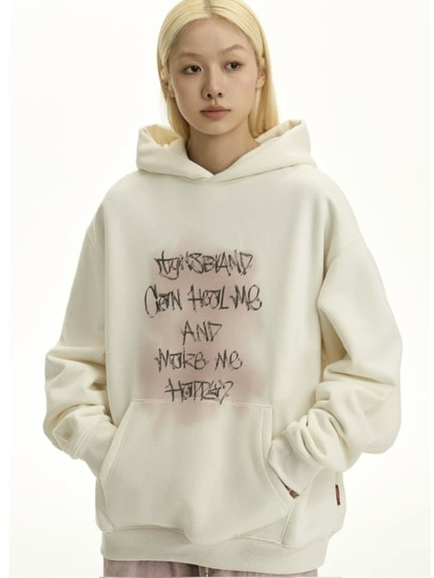 【TGNS】Happyeverday Graffiti Dyed Sweatshirt