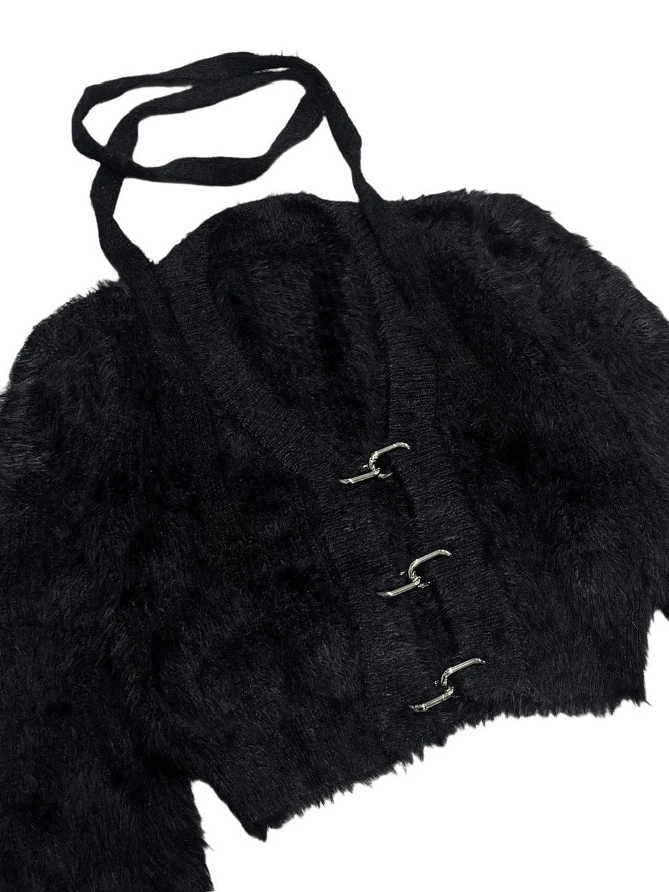 受注制【Never mind the XU】tie set knit cardigan (3color) / 【ネバーマインドザエックスユー】ネクタイセットニット長袖カーディガン