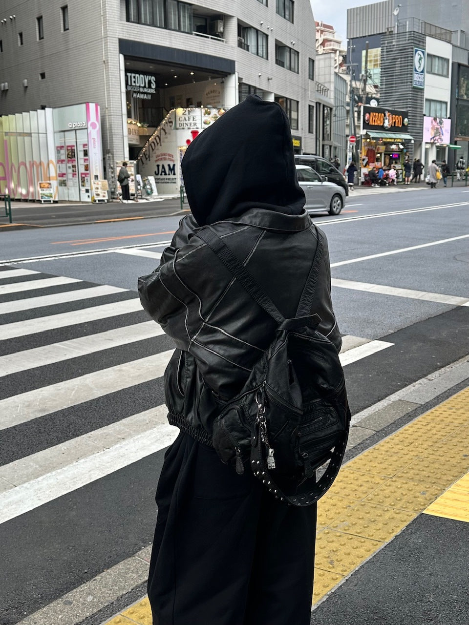 大阪店WEB限定受注制【Chikashitsu +】leather studs backpack