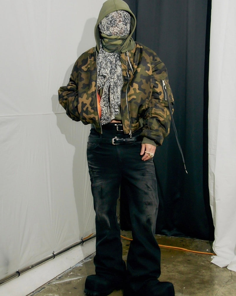【ANOTHERYOUTH】double waist jeans
