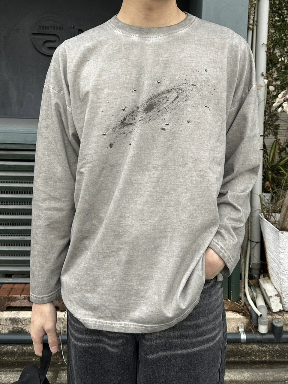 受注制【youll】galaxy long tee (2color)