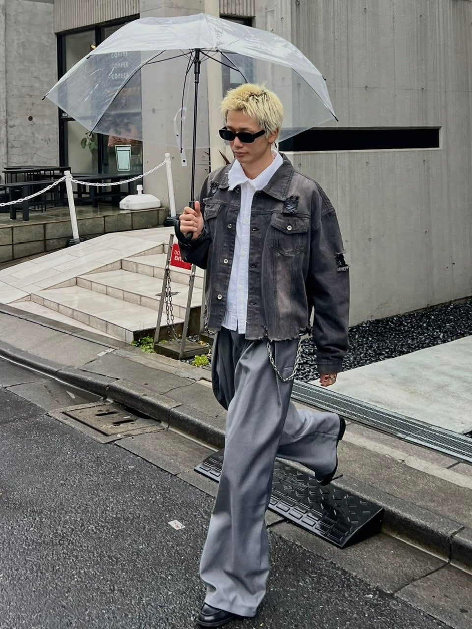 大阪店WEB限定受注制【Chikashitsu +】double tuck balloon slacks (2color)
