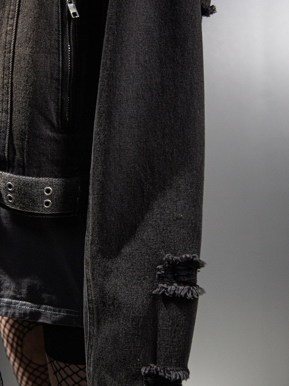 【DIG YOUR OWN GRAVE】DENIM HOOD JKT / 【ディグユアオウングレイブ】フード長袖デニムジャケット