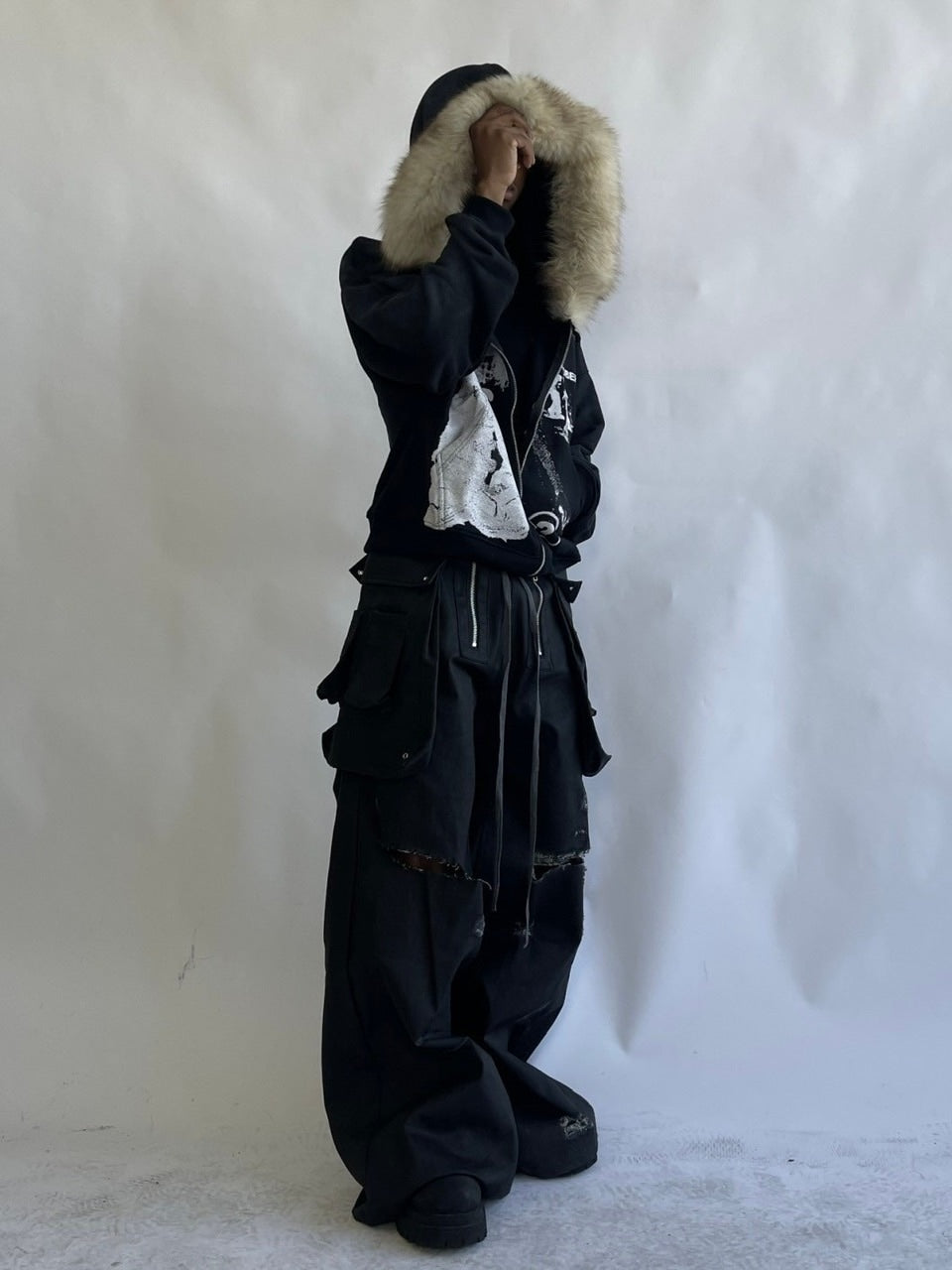 【haveyoudiedbefore?】Mycelium V3 Fur Hoodie