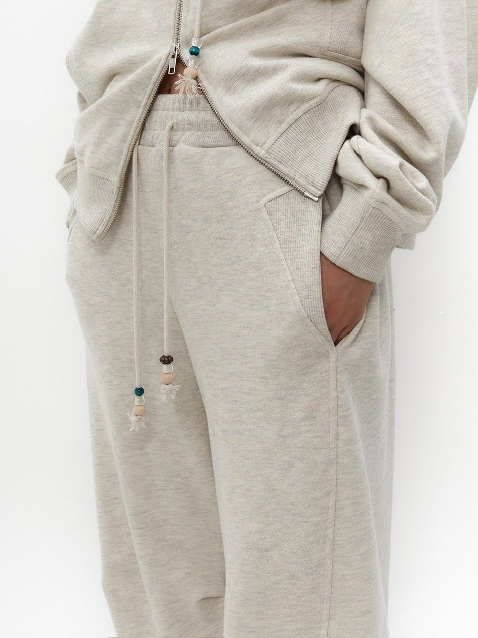 【TUOMIO】STRING CHARM SWEATPANTS