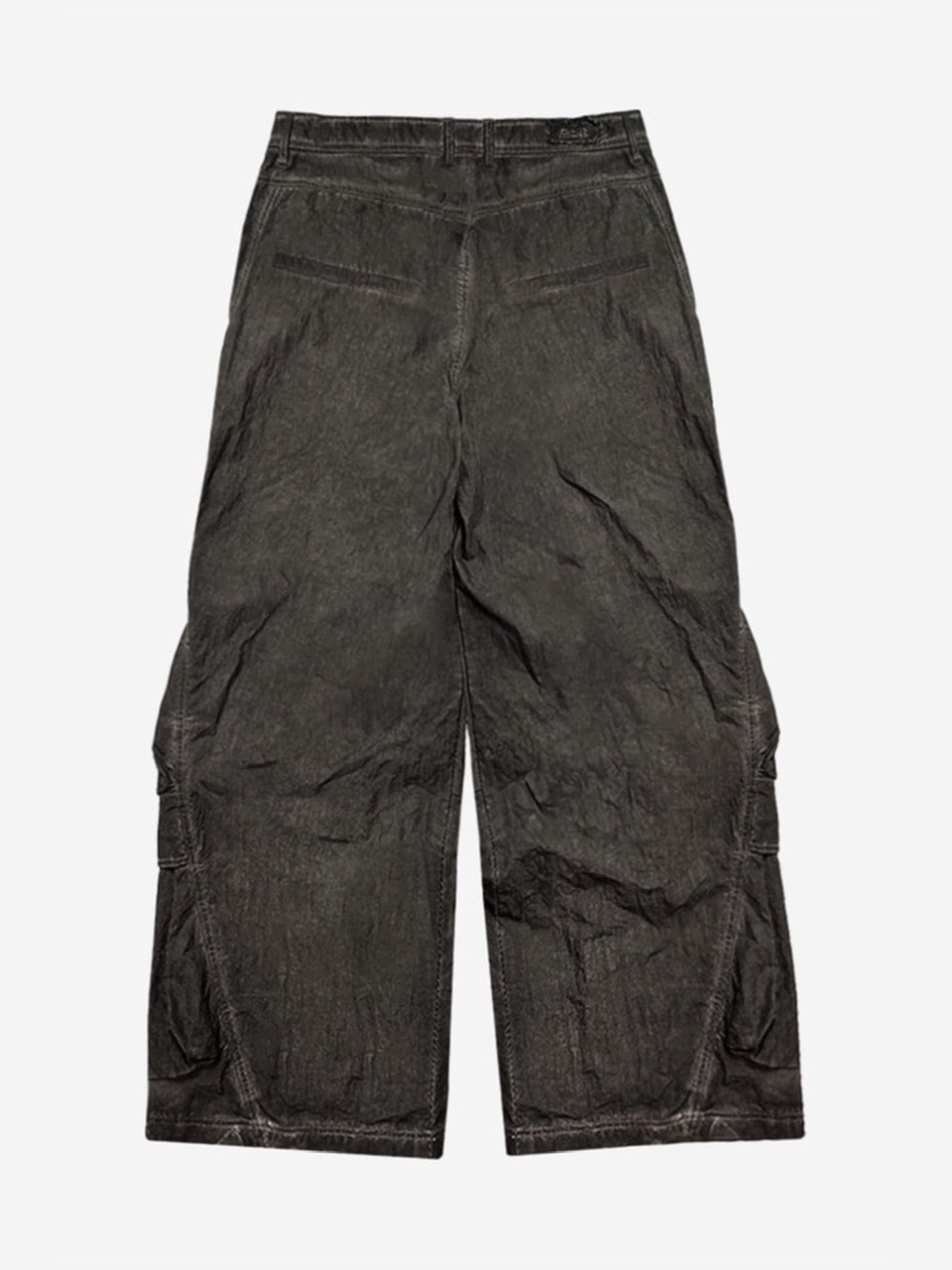 【BLR BLUER】DYED MULTI-POCKET NYLON PARACHUTE PANTS