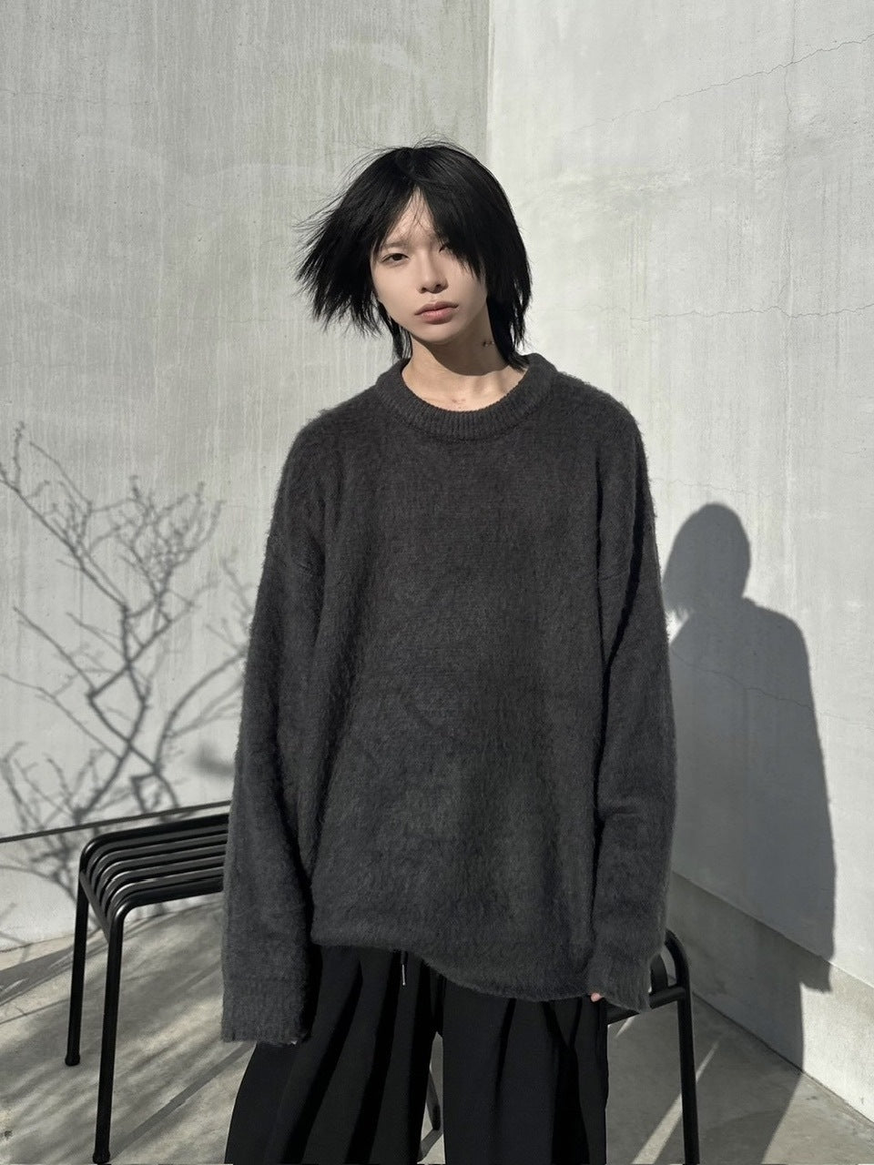 受注制【LUV CODE】oversized mohair knit (3color)