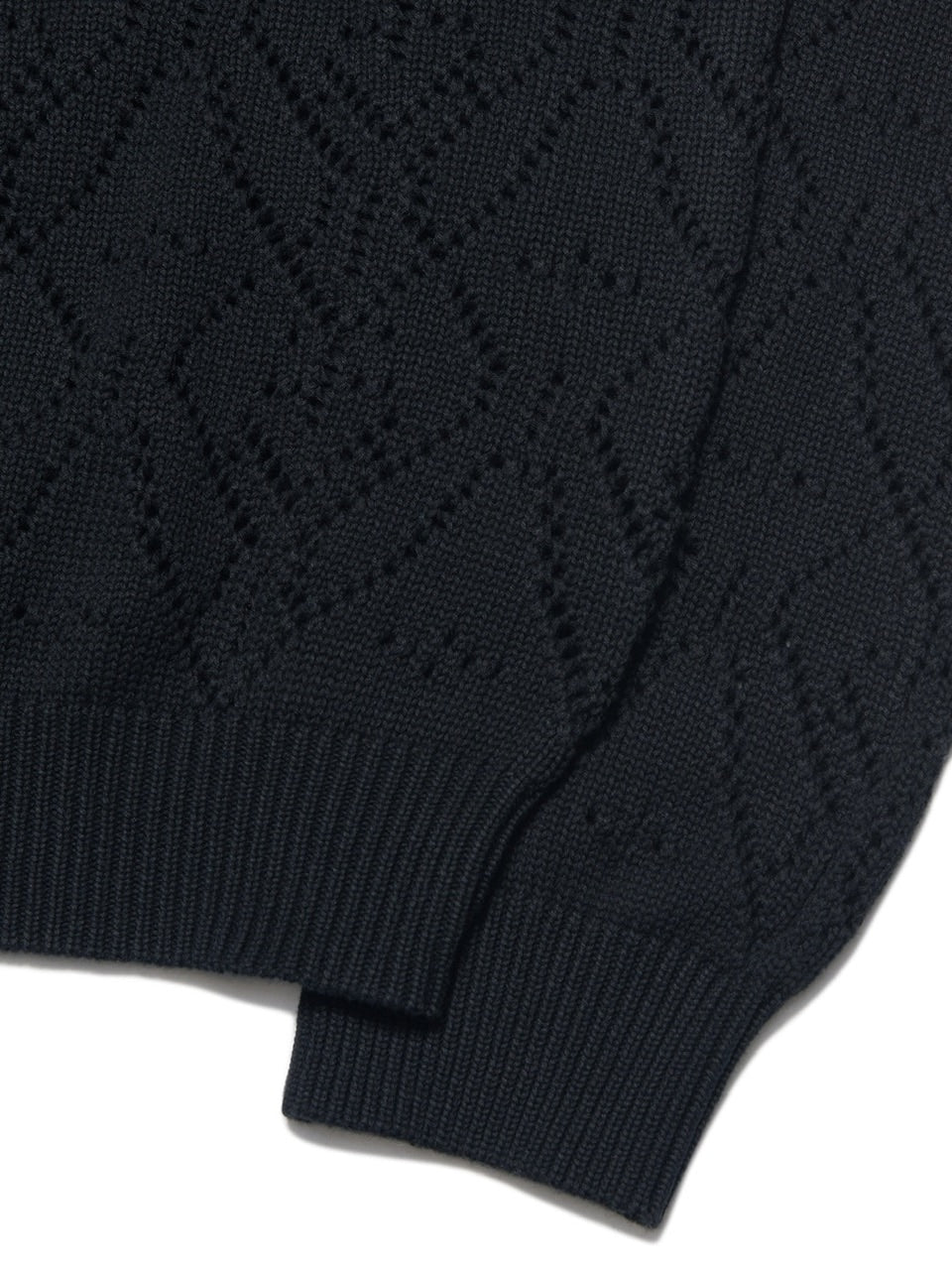 【NOMANUAL】T.B PUNCHING KNIT CARDIGAN