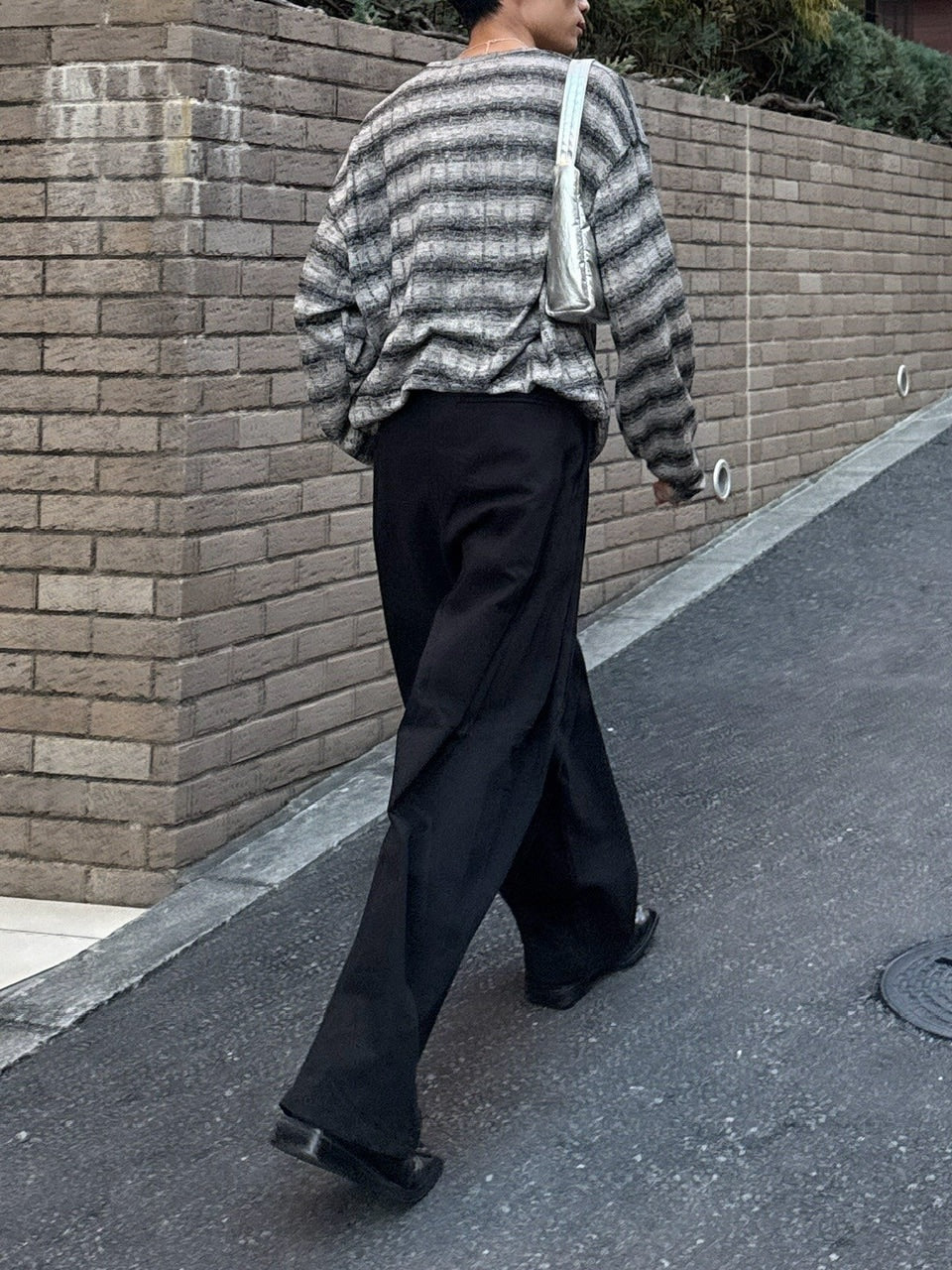 【Chikashitsu +】gradation border knit (5color) / 【チカシツプラス】グラデーションボーダー長袖ニット