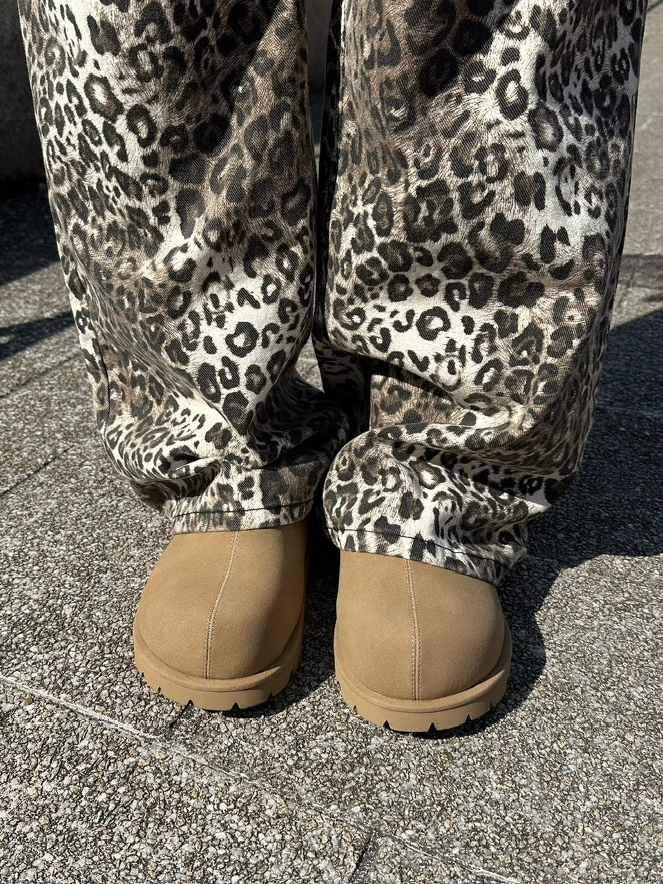 受注制【Chikashitsu +】volume toe suede mule (2color)